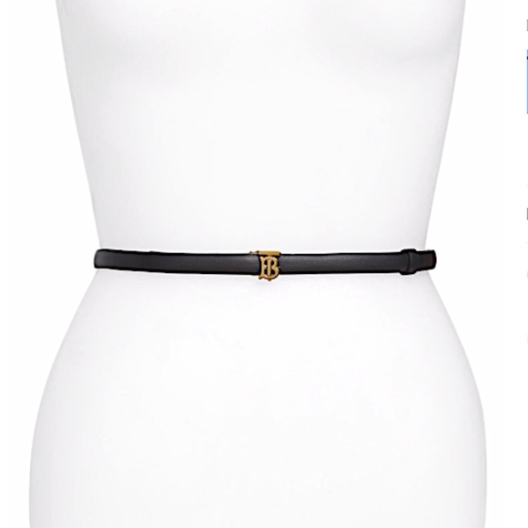 Monogram Motif Reversible Leather Belt Burberry - Picture 1 of 13